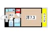 ラ・メゾン鶴舞 1Kの間取り