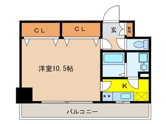 間取図 コンフォート松軒