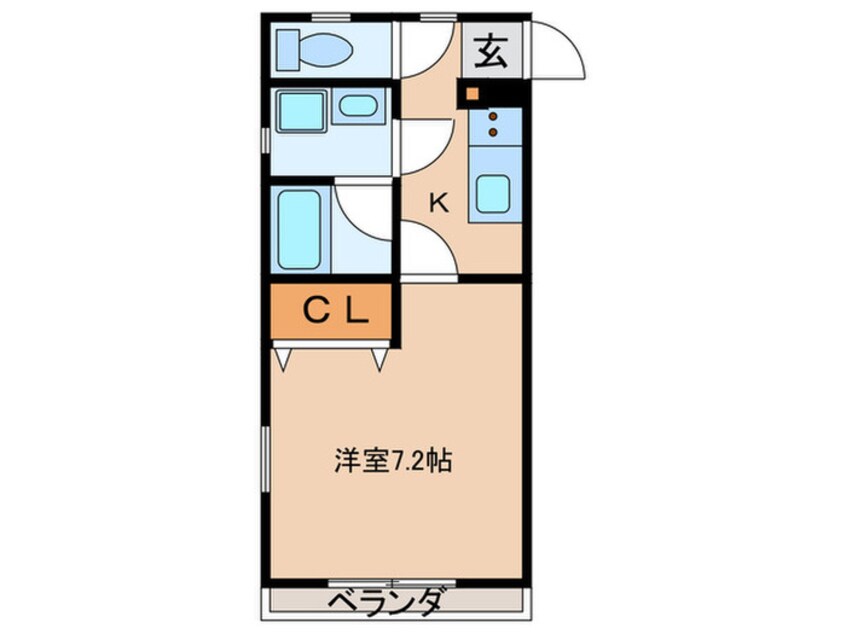 間取図 サニーコート松軒