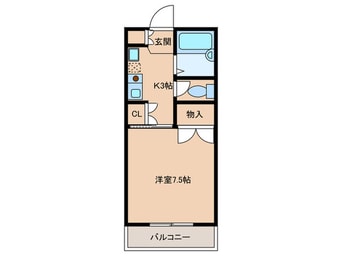 間取図 パレス三宝