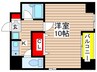 第6ハセビル 1Kの間取り