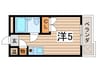 フォレスト石田町 1Rの間取り