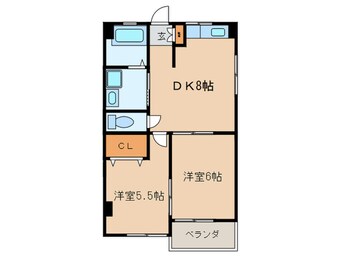 間取図 レジデンス岩島