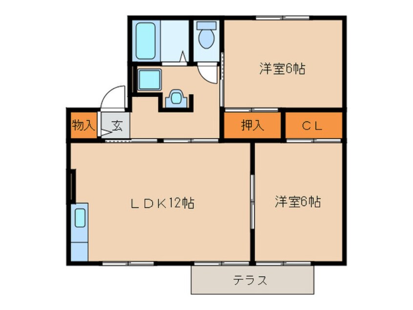 間取図 メイプルタウン