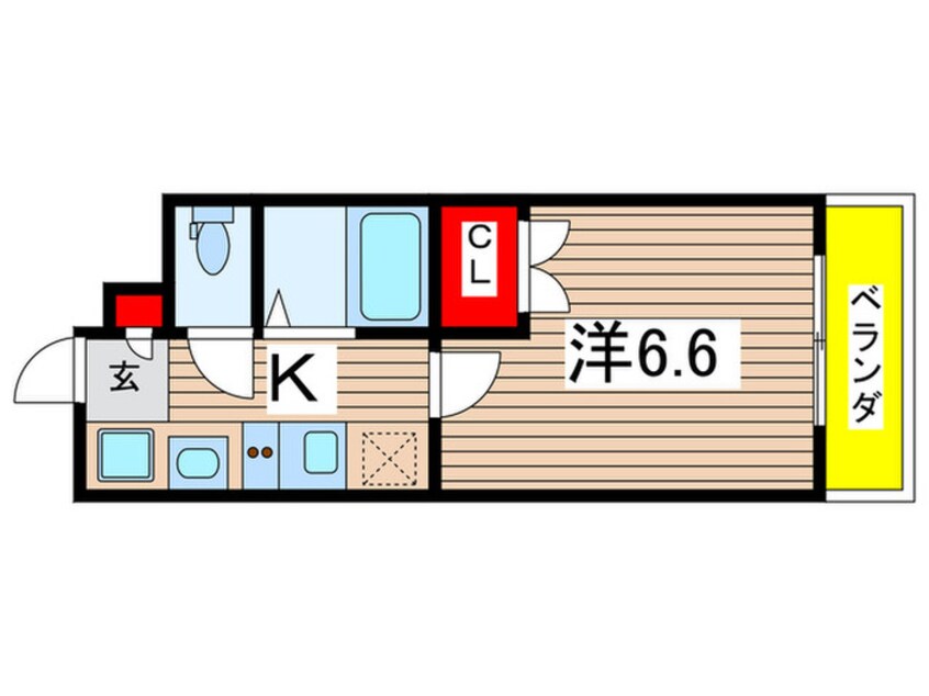 間取図 パルティール御器所(503)