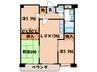 シャロン山之手 3LDKの間取り