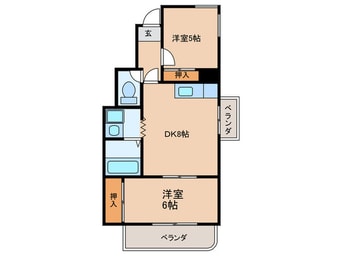 間取図 田中コーポラス