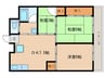 全優マンション 3DKの間取り