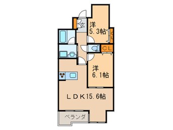 間取図 ＶＥＲＤＥ　ＣＵＥＳＴＡ覚王山