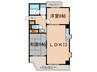 シャト－池花 2LDKの間取り