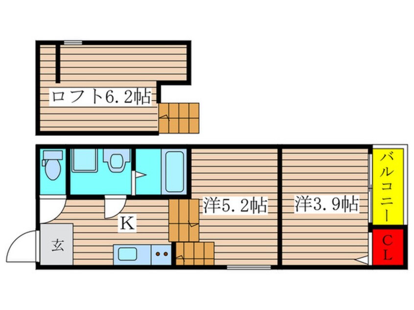 間取図 ハーモニーテラス二番Ⅳ