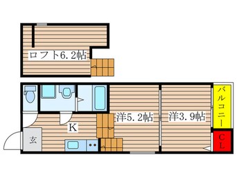 間取図 ハーモニーテラス二番Ⅳ