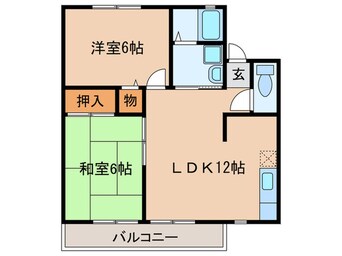 間取図 ＶＩＬＬＡ生原　Ⅰ