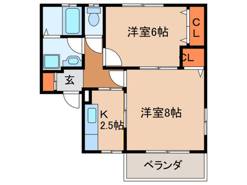 間取図 リーフレジデンス西館