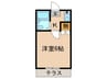 Libellula瓢箪山 1Kの間取り