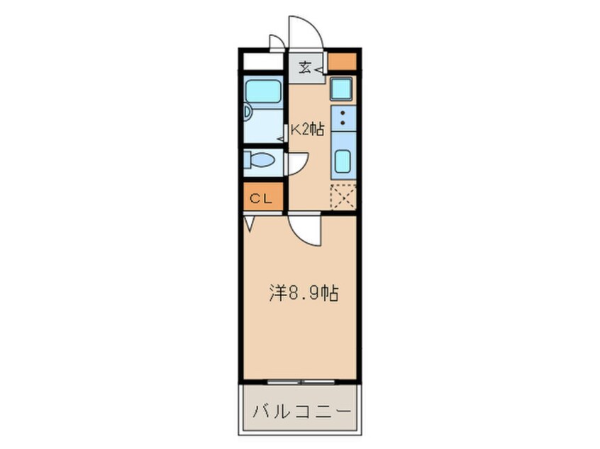 間取図 アンプルールリーブルＡＩ