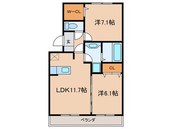 間取図 ティエル　ルミエール