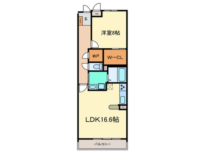 間取図 グラン・アベニュ－名駅南