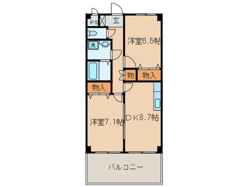 間取図 グリ－ンメゾン加藤