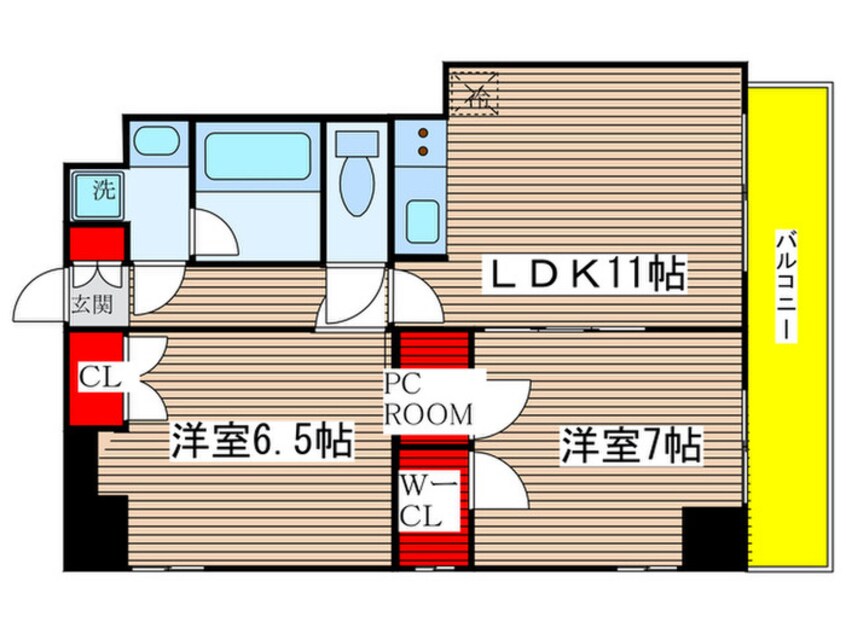 間取図 ランドハウス泉