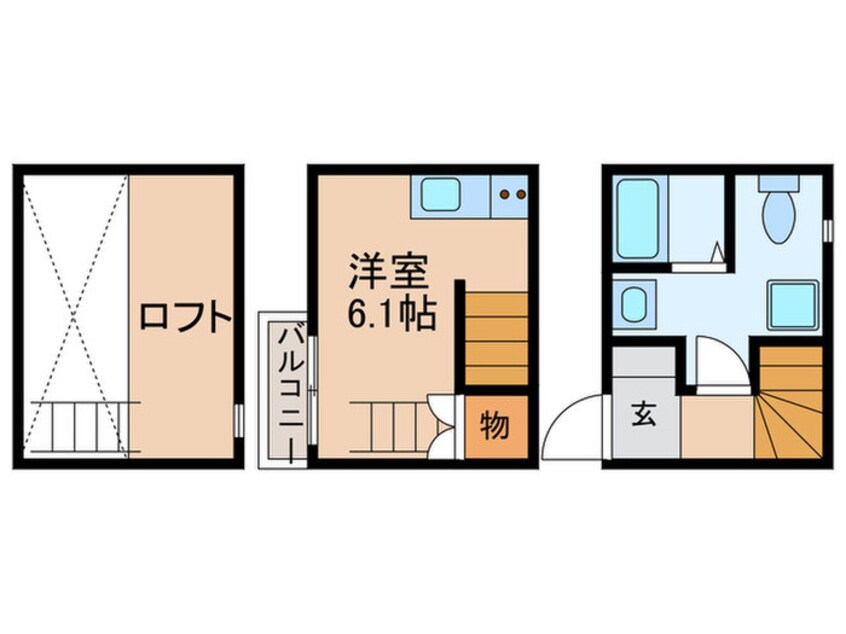 間取図 アースクエイク上条A棟