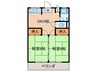谷口ビル 2DKの間取り