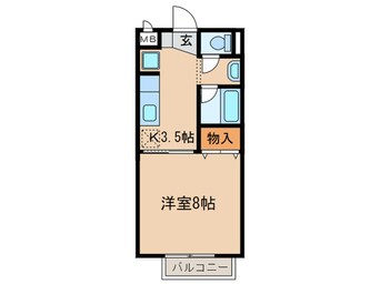 間取図 タカヤハイツＡ棟