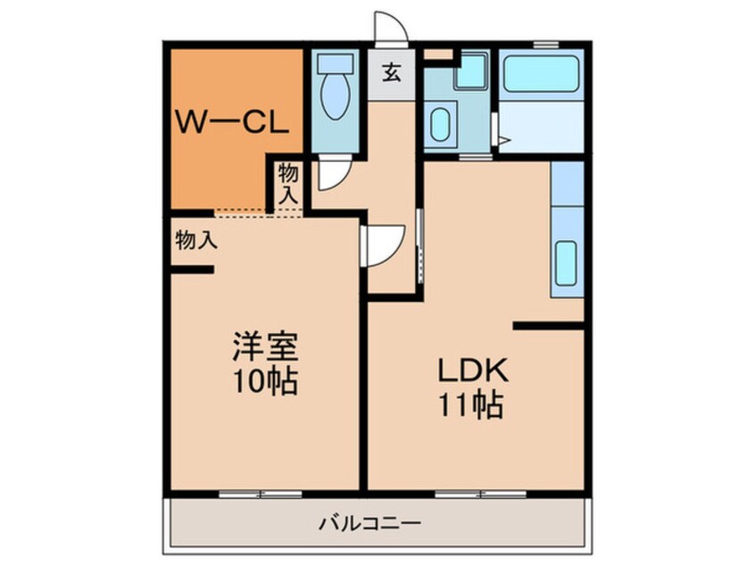 間取図 メゾンリリーベルⅠ棟