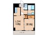 ＫＩＲＡＫＵマンション 1LDKの間取り