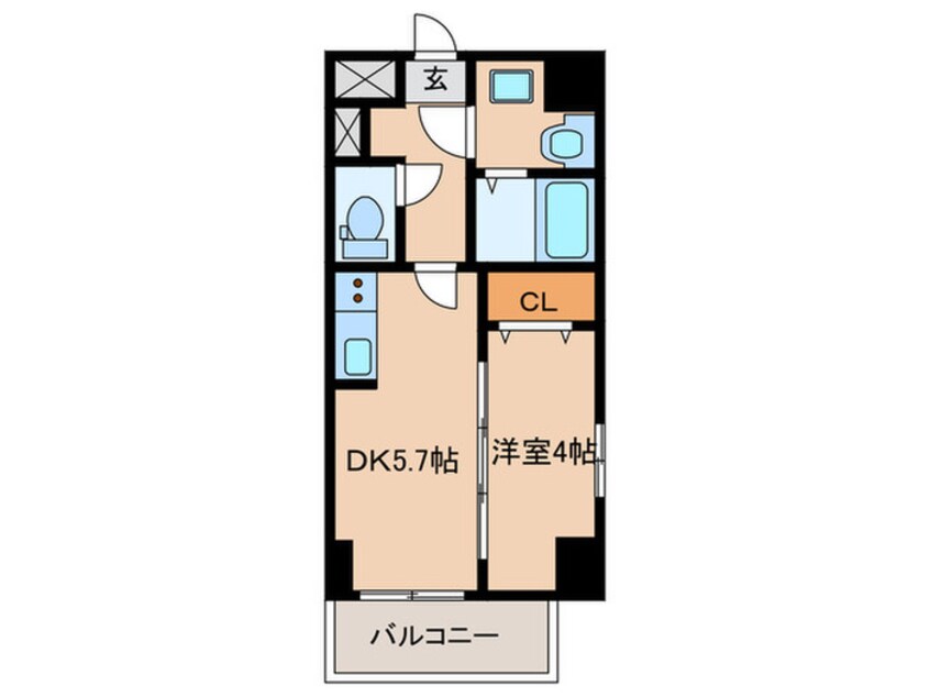 間取図 THE LOUNGE LINEAR GATE