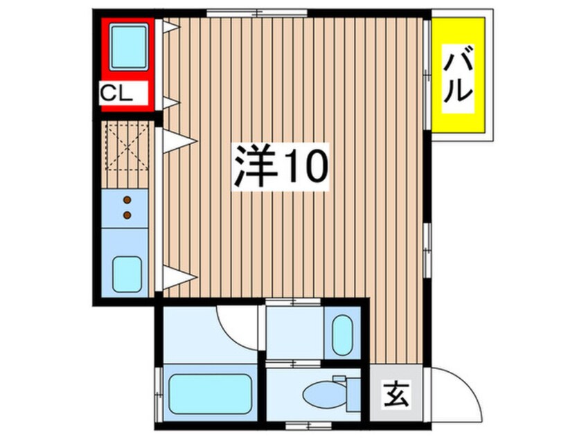 間取図 ボンヌール川名