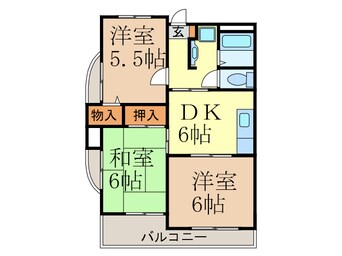 間取図 ベルドミール葵２１