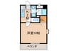 cherry suite 1Kの間取り