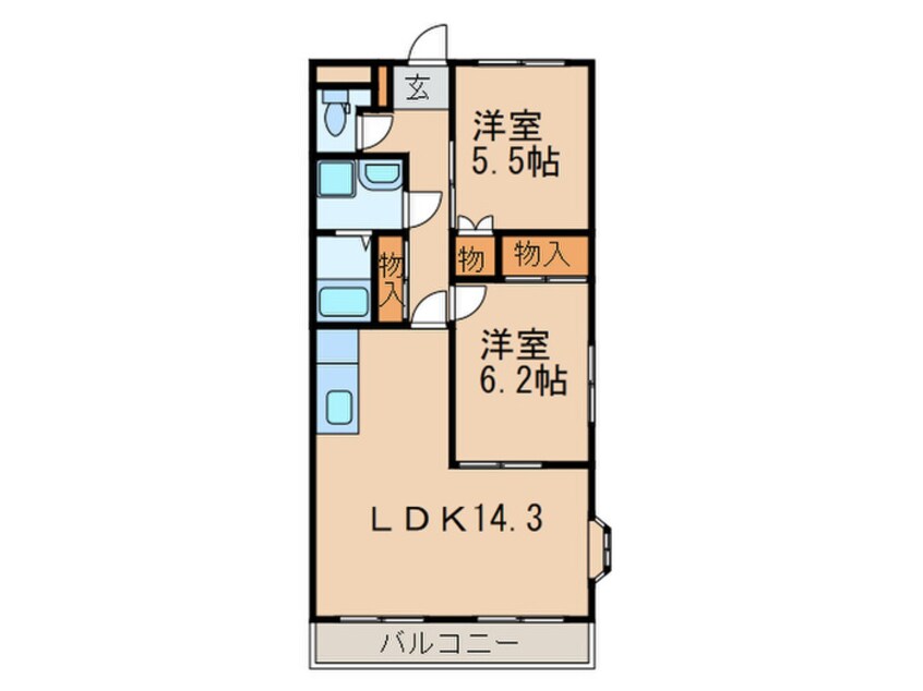 間取図 グレイススクエア