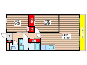 間取図 グレイススクエア