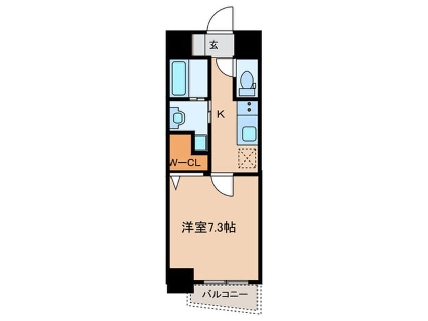 間取図 S-RESIDENCE今池駅前