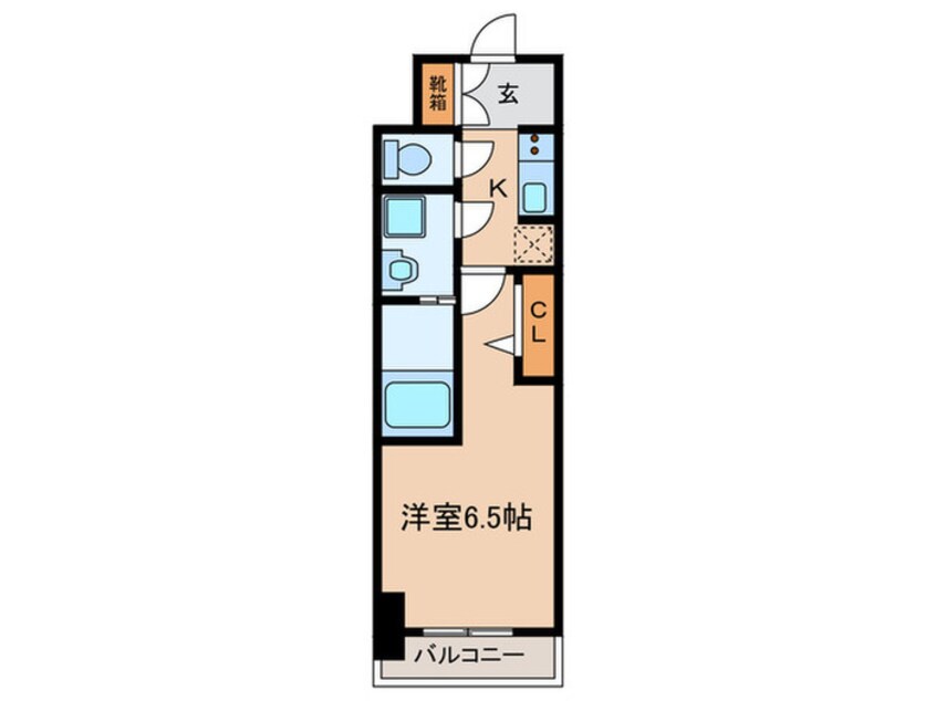 間取図 S-RESIDENCE今池駅前