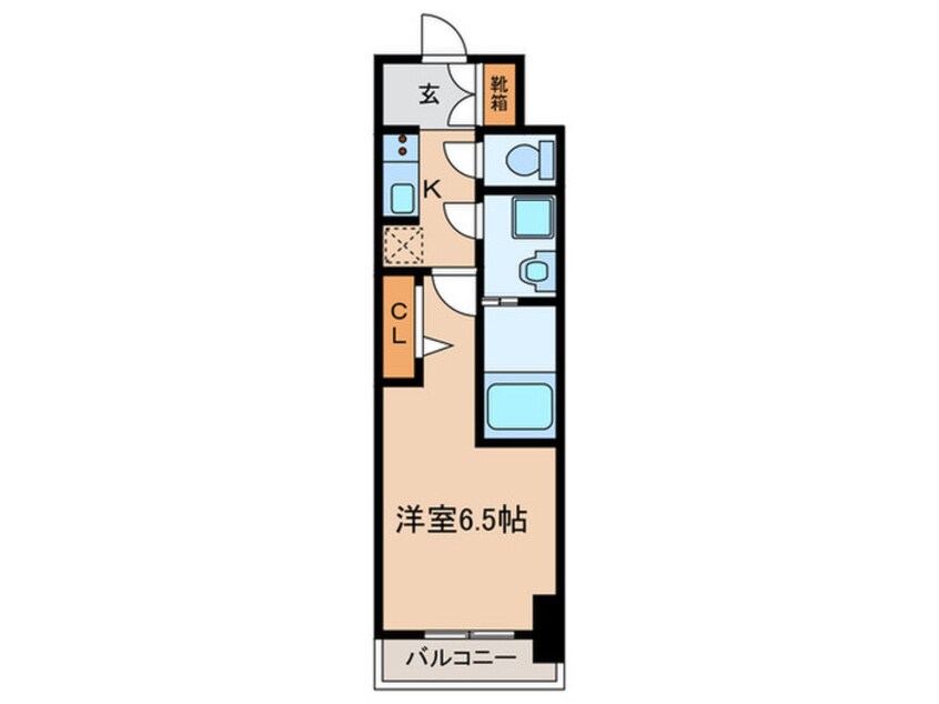 間取図 S-RESIDENCE今池駅前