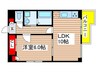 ヴェルデ葵 1LDKの間取り