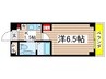 八事ガーデンヒルズ 1Kの間取り
