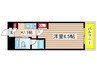 八事ガーデンヒルズ 1Kの間取り