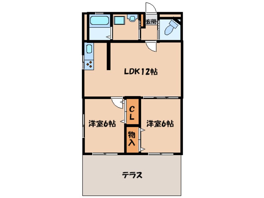 間取図 アム－ルＴＯＲＩＩ