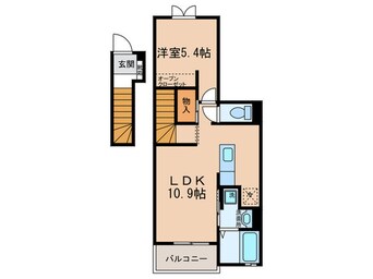 間取図 カルム　ユイット