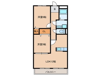 間取図 カーム香雅