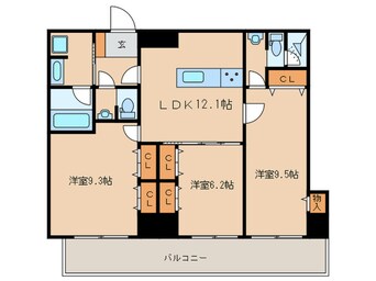 間取図 さくらHills NISHIKI Pla Re