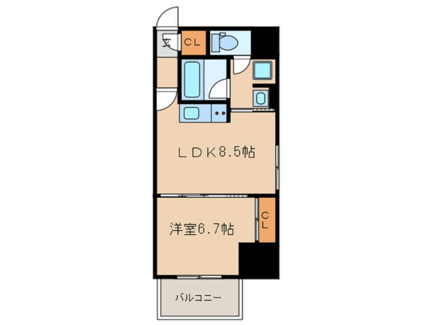 間取図 さくらHills NISHIKI Pla Re