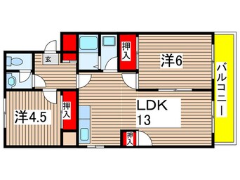 間取図 第二桜山ハイツ