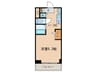 ﾌﾟﾚｻﾝｽ名古屋STATIONﾋﾞｼﾞｭ(507) 1Kの間取り