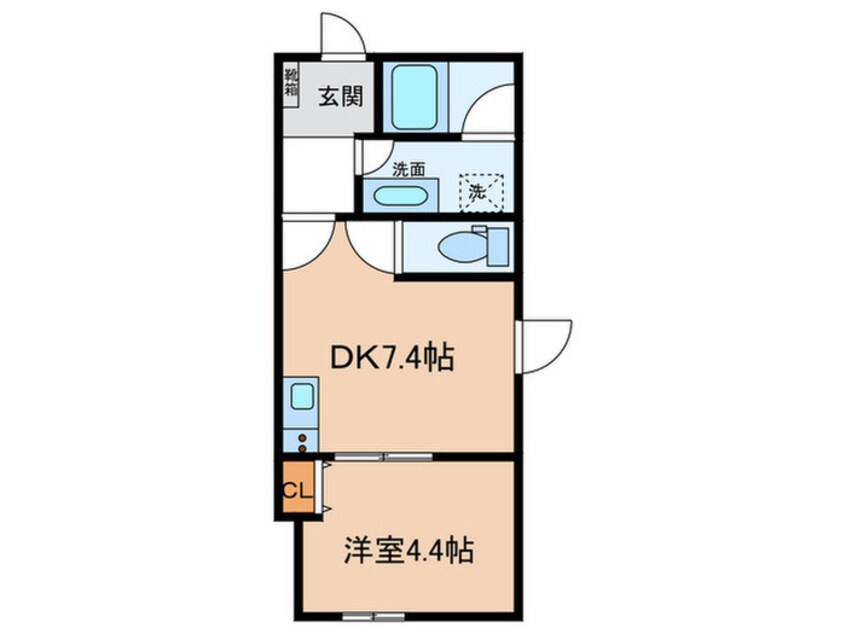 間取図 LIBECITY烏森