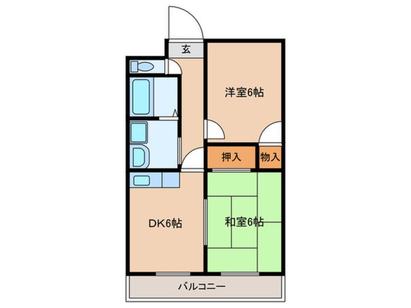 間取図 ラポールサワイ